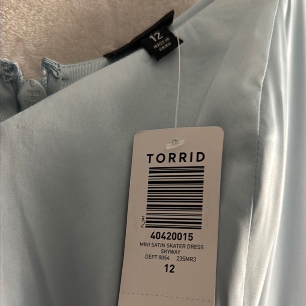 Torrid Skyway Satin Skater Dress - Picture 2 of 3